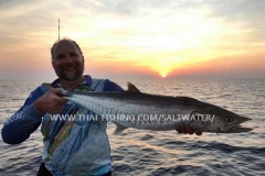 Spanish Mackerel Fiskeri Similan Islands Thailand