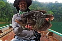 Giant-Gourami-Fluefiskeri-Thailand-Jungle-Sø-Fiskeri